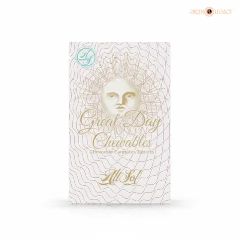 Good Day Chewable THC Tablet: Lemon Skunk HD 37.7MG each | (377MG) 10-Pack (edible)