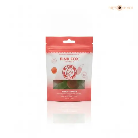 Blood Orange Gummies 50MG - 10 Pack, edible from Pink Fox