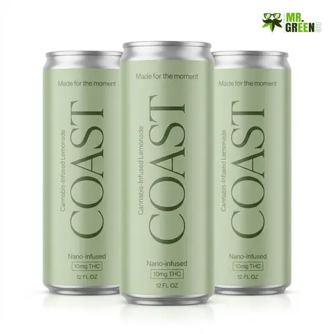 Coast 10MG Infused Lemonade, edible from Coast