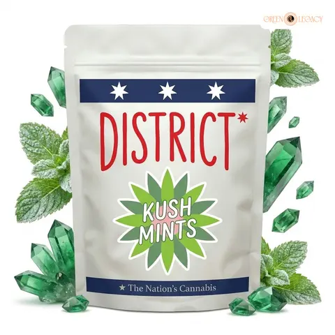 Kush Mints, flower from District Cannabis