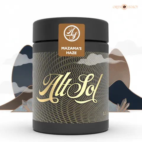 Mazama's Haze, flower from AltSol