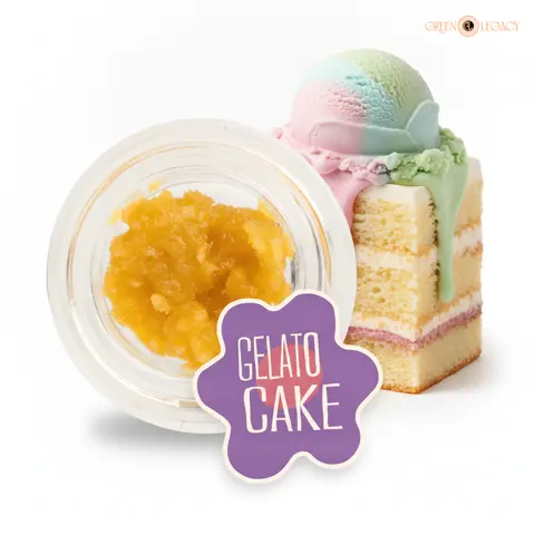 Gelato Cake Cured Batter, concentrate from District Cannabis