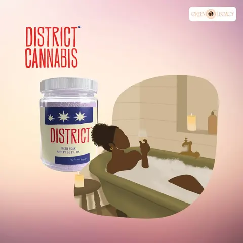 Lavender Bath Soak, topical from District Cannabis