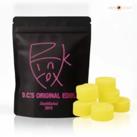Pineapple Gummies 20MG Each THC | 10Pack, edible from Pink Fox