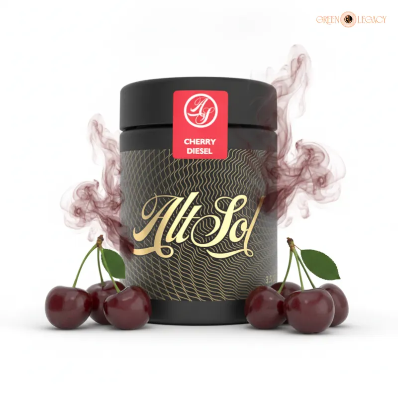 Cherry Diesel strain from AltSol at Green Legacy