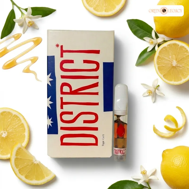 Lemon Drizzle strain from District Cannabis at Green Legacy