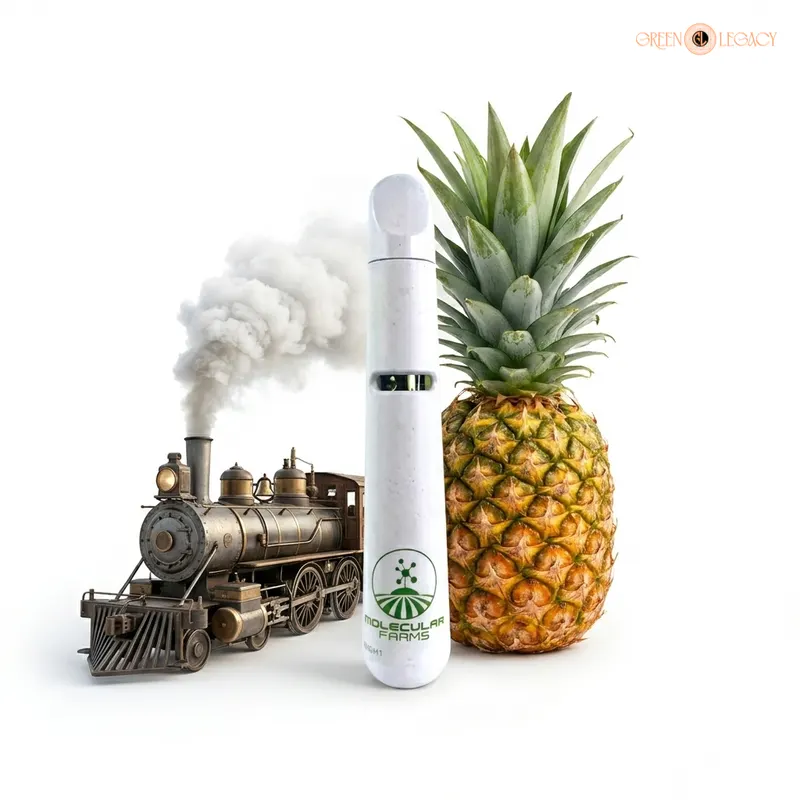 Pineapple Express strain from Molecular Farms at Green Legacy