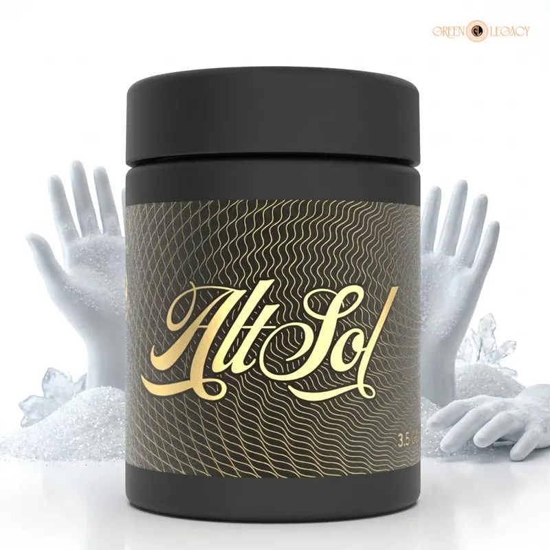 Snow Glovez strain from AltSol at Green Legacy