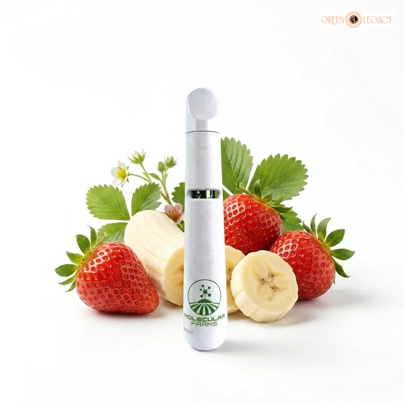 Strawberry Banana strain from Molecular Farms at Green Legacy