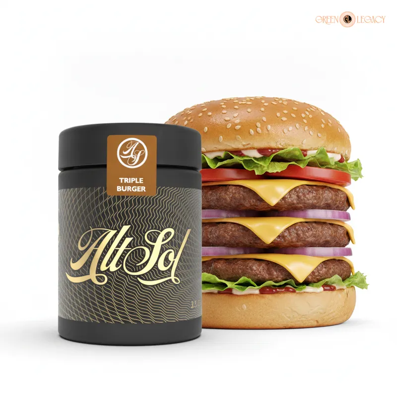 Triple Burger strain from AltSol at Green Legacy